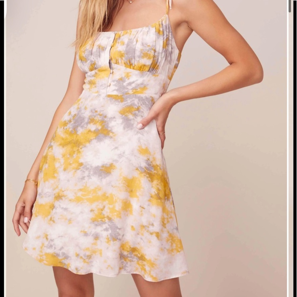 ASTR MON CHERI TIE DYE DRESS